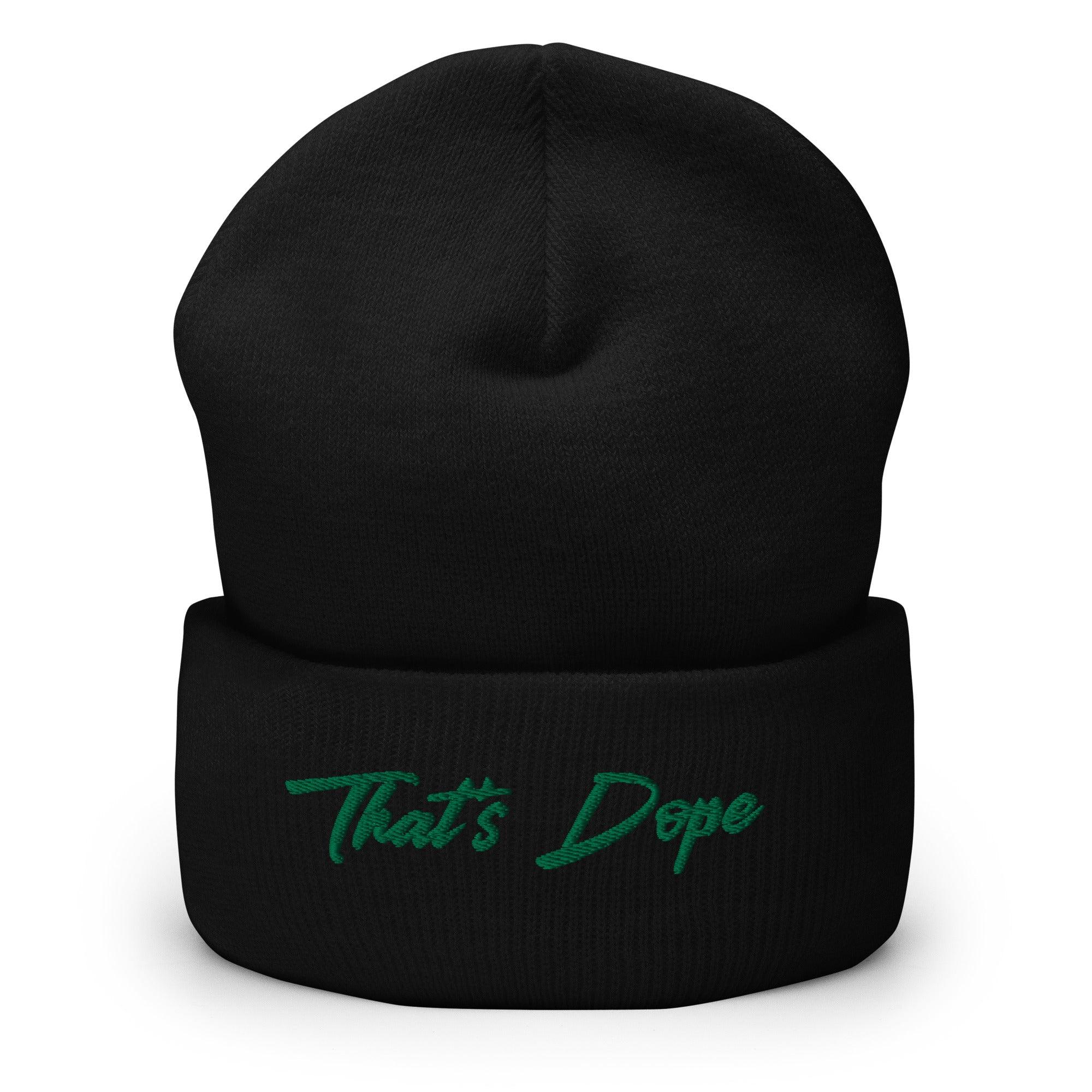 Dope Cuffed Beanie Black