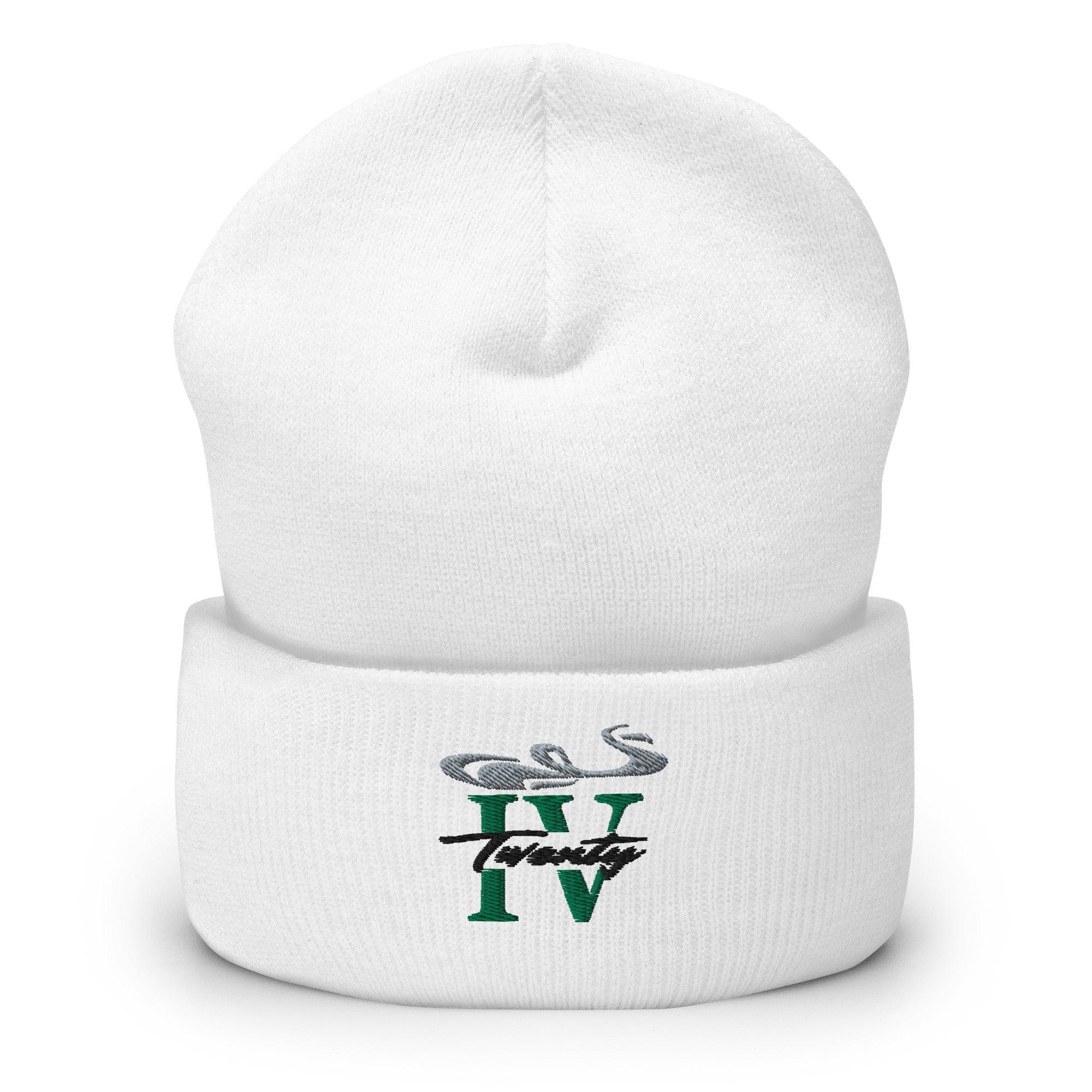 IV20 Cuffed Beanie White